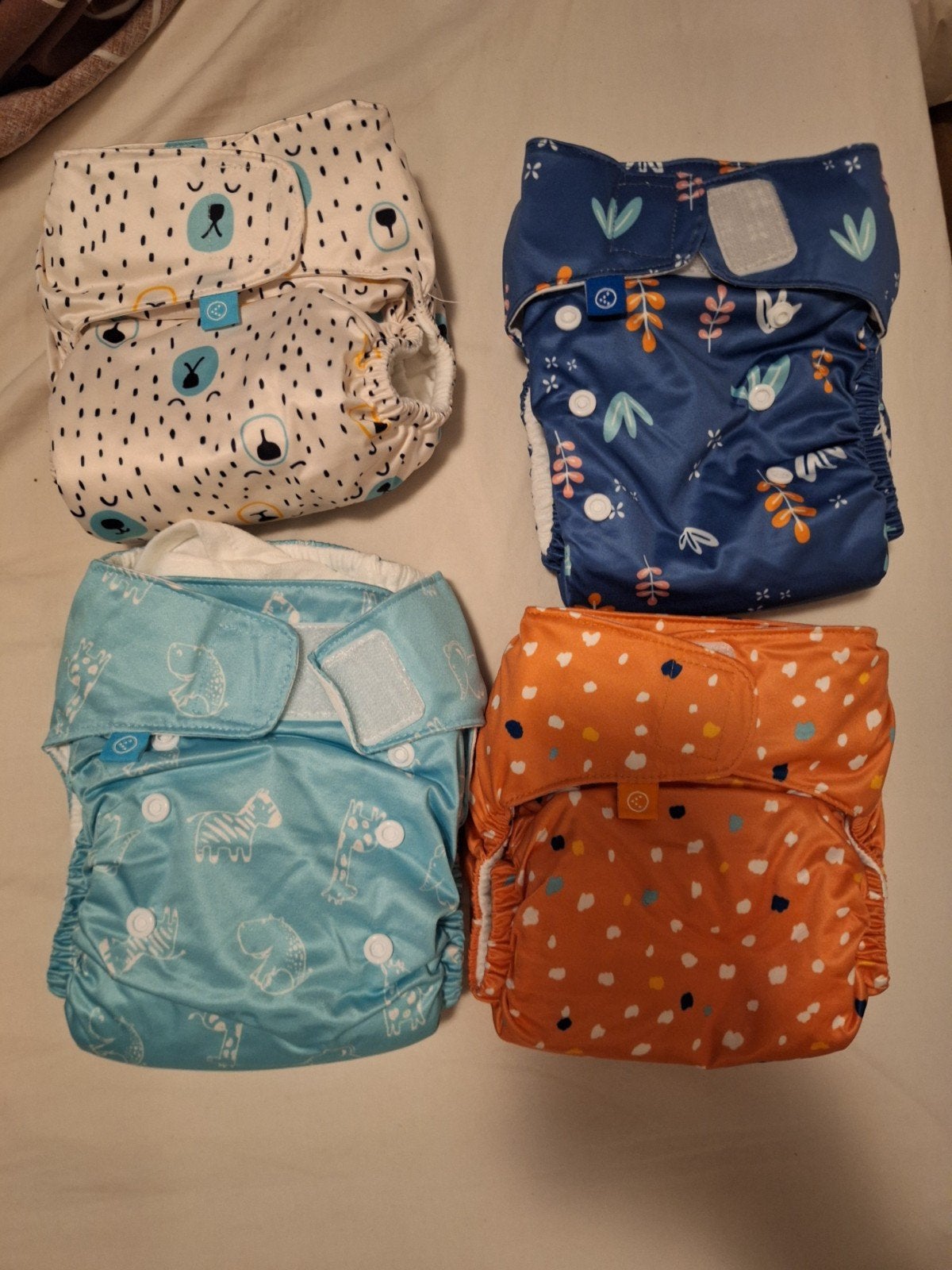 Wasbare luiers, inleggers en wetbag - Complete set, Ophalen, Zo goed als nieuw