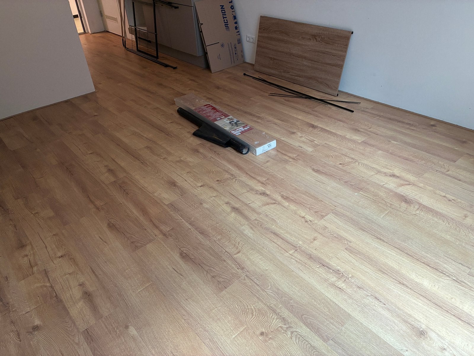 Laminaatvloer, Huis en Inrichting, Ophalen, Gebruikt, Bruin, 10 tot 25 m²
