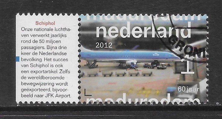 2012, Madurodam, Schiphol [2931] (K2202), Postzegels en Munten, Ophalen of Verzenden