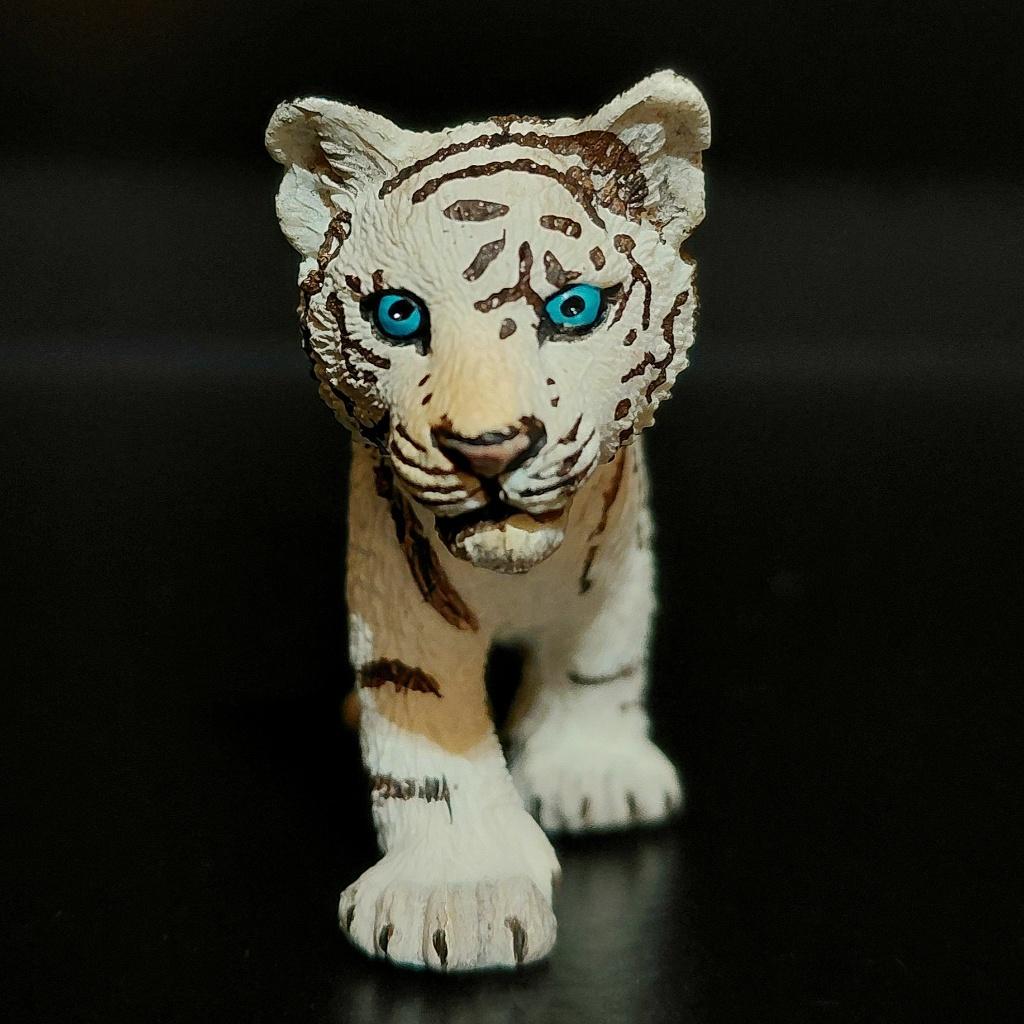 schleich sneeuwtijger welp, Ophalen of Verzenden, Zo goed als nieuw, Wild dier, Beeldje of Figuurtje