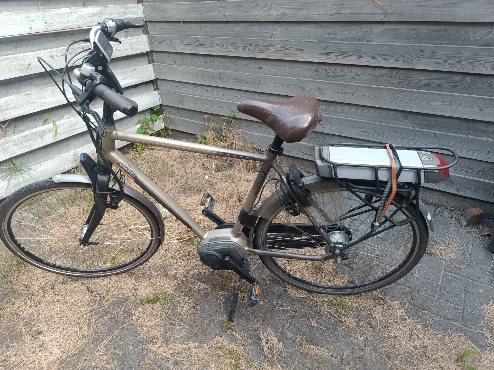 Sparta elektrische herenfiets - 57 cm frame, 55 tot 59 cm, Ophalen, Gebruikt, Sparta