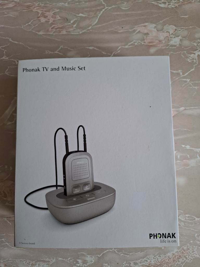 Phonak TV en Muziek Set - Compilot II & TVLink II, Audio, Tv en Foto, Overige merken, Ophalen of Verzenden, Minder dan 40 watt