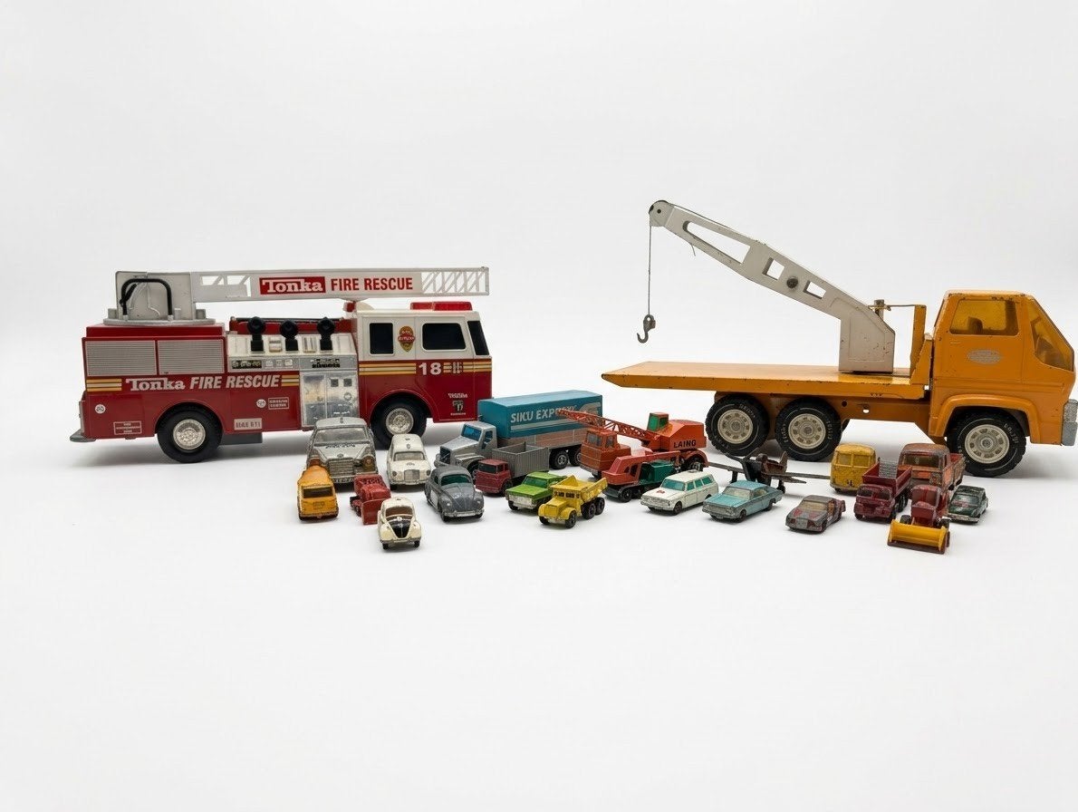 Diverse Speelgoedauto's: Blikken, Matchbox, Dinky Toys,Tonka, Ophalen of Verzenden