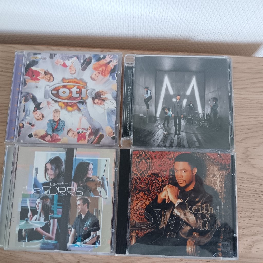 CD's: Kotic, Maroon 5, The Corrs, Keith Sweat (4 stuks), Ophalen of Verzenden, 2000 tot heden, Gebruikt