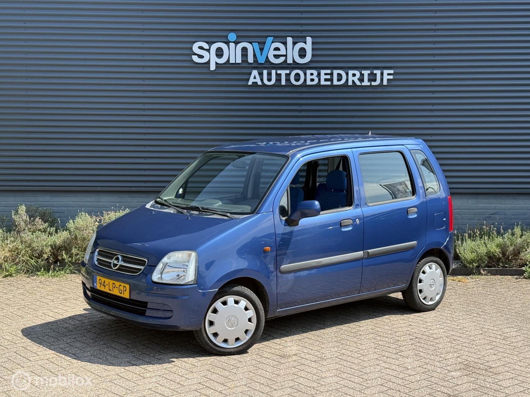 Opel Agila 1.2-16V Comfort - Elektrische ramen - Apk tot 04-, Auto's, Voorwielaandrijving, Blauw, Origineel Nederlands, Bedrijf