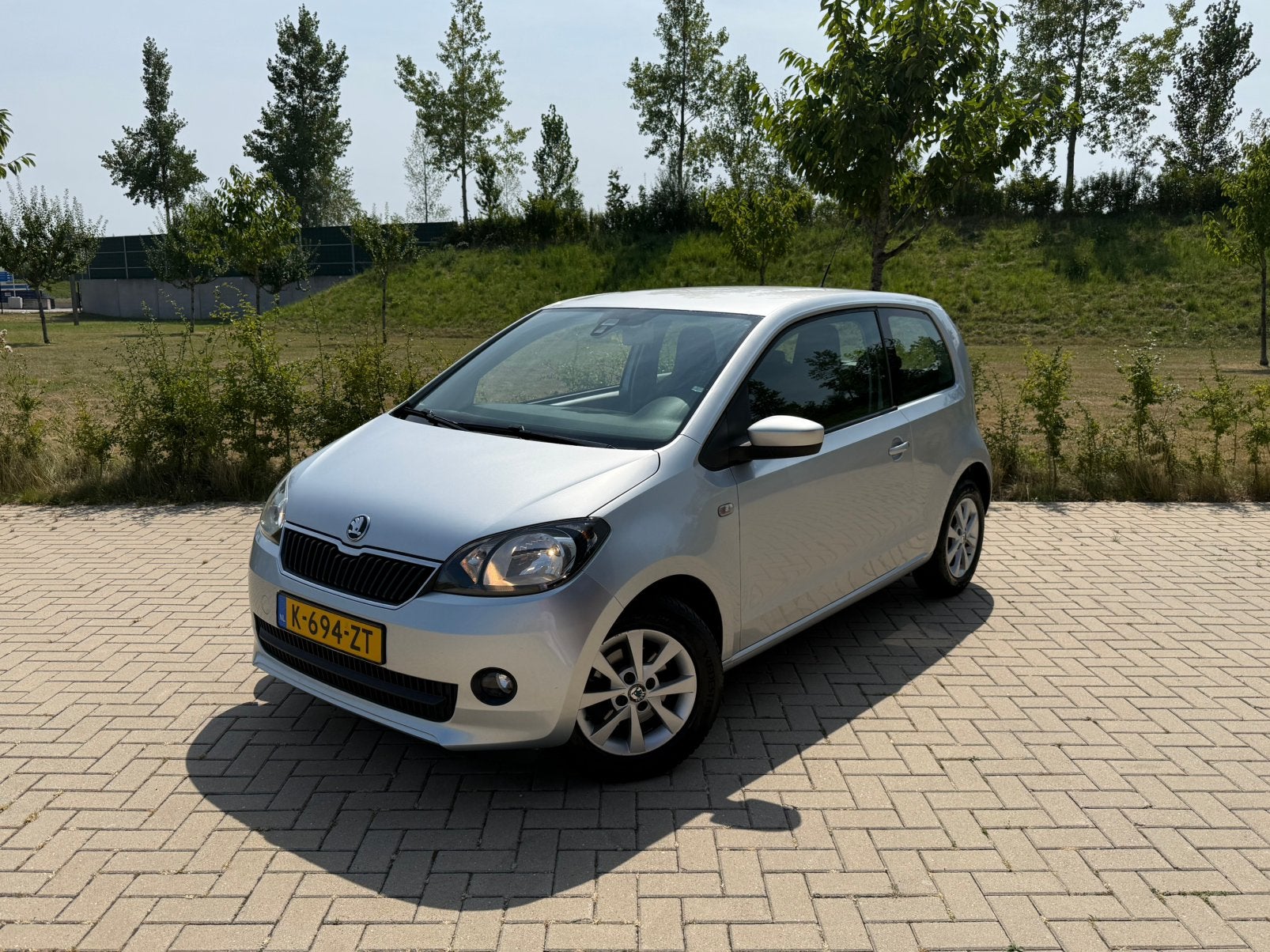 Škoda Citigo 1.0 | Airco | Cruise Control | Nieuwe APK |, Auto's, Skoda, Voorwielaandrijving, Euro 5, Stof, Zwart