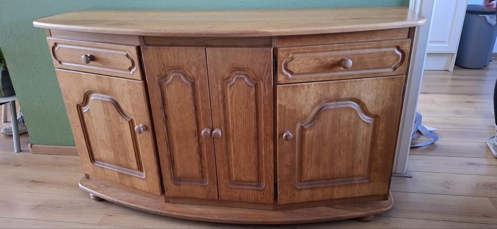Gratis Ophalen: Houten Dressoir/Kast - 150x50x85 cm, Gebruikt, 100 tot 150 cm, Ophalen of Verzenden, 25 tot 50 cm