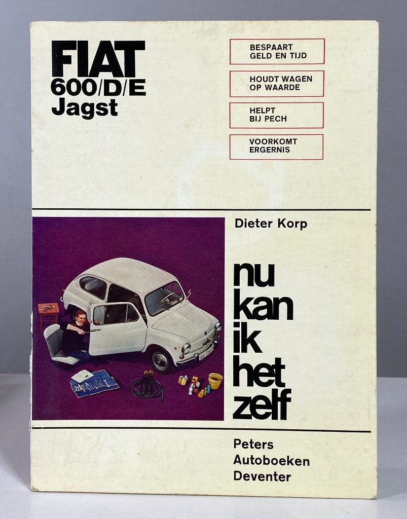 Fiat 600 werkplaats handboeken, 2 stuks., Auto diversen, Handleidingen en Instructieboekjes, Ophalen