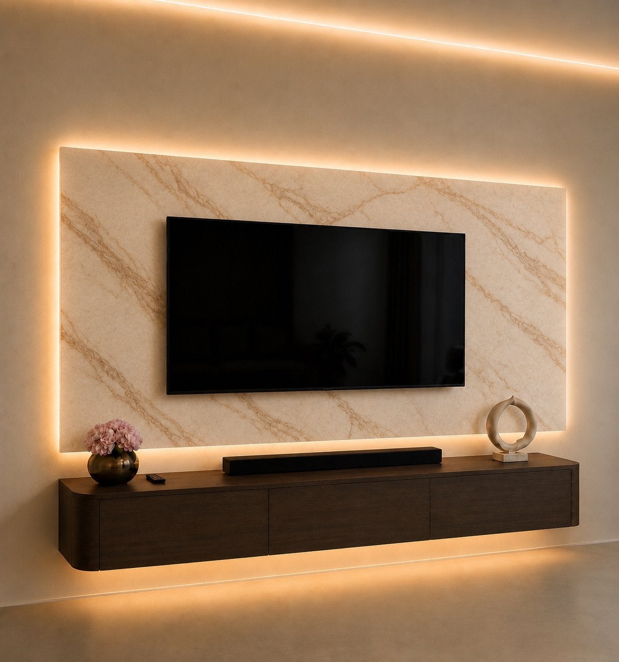 WANDPANEEL, Ophalen, 122 cm, Meerkleurig, Nieuw