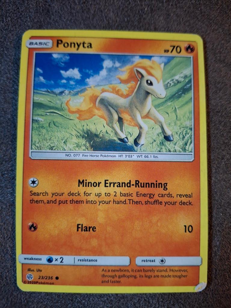 Pokémon Kaart Ponyta (23/236) - Losse kaart, Ophalen of Verzenden, Gebruikt, Losse kaart