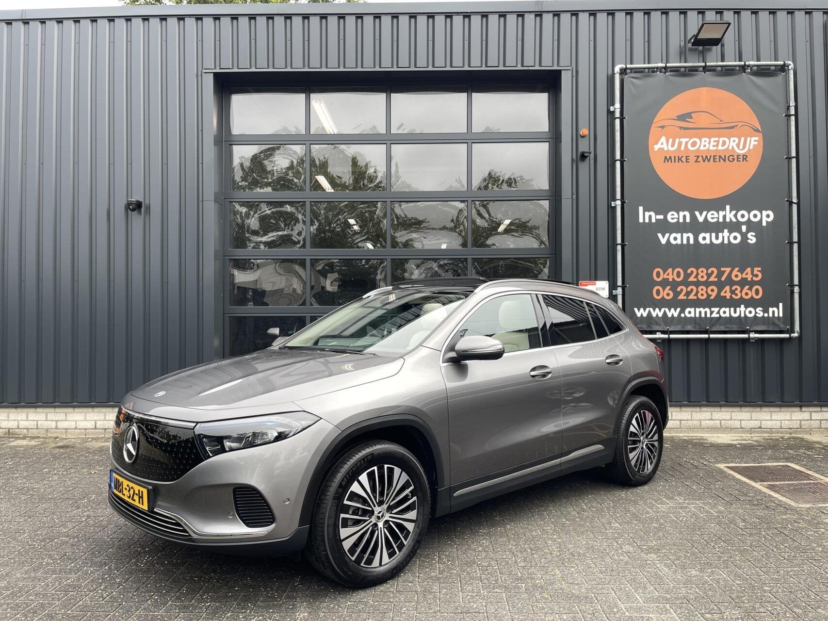 Mercedes EQA 250+ Business Solution Luxury 71 kWh PANORAMADA, Auto's, Leder, SUV of Terreinwagen, Parkeerassistent, 1500 kg