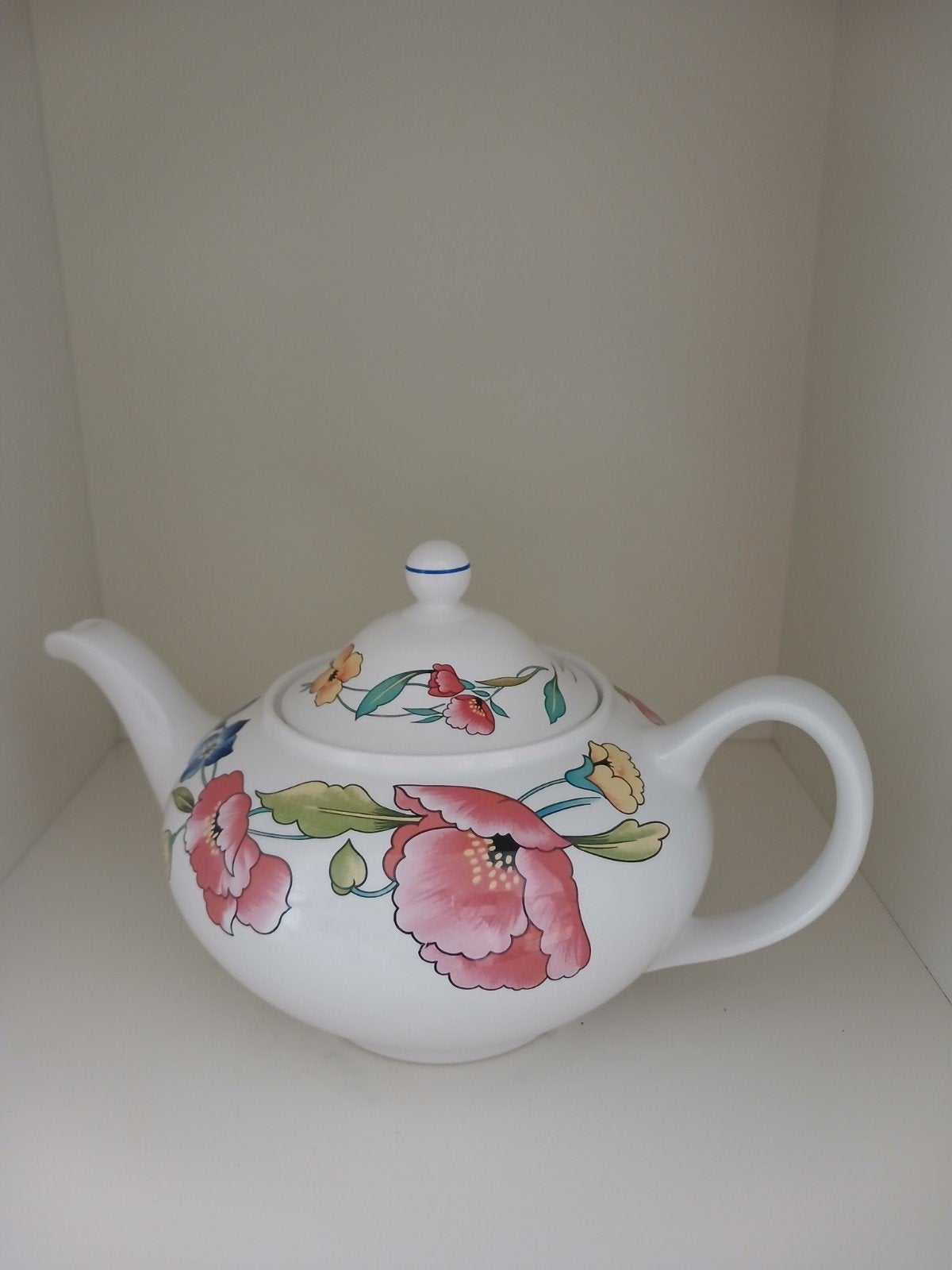 Vintage Theepot – Wood & Sons "Alpine Meadow" (England), Ophalen of Verzenden, Huis en Inrichting