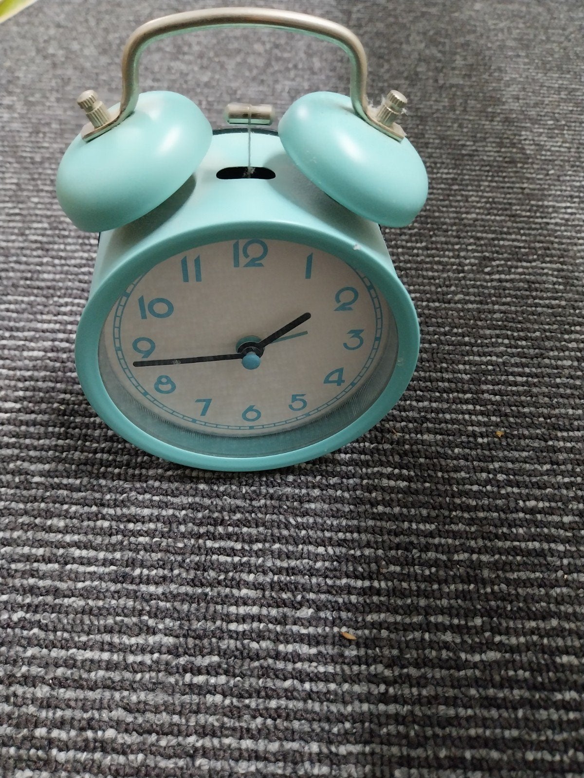 Ikea wekker - Turquoise retro design, Witgoed en Apparatuur, Ophalen of Verzenden, Gebruikt, Analoog