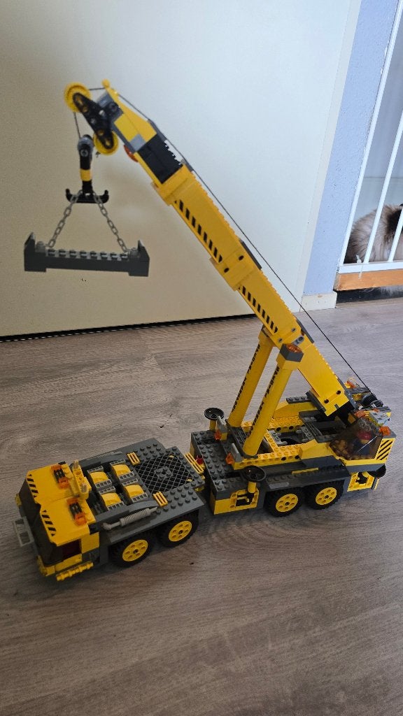 lego xxl mobiele kraan 7249, Ophalen, Gebruikt, Lego, Inclusief instructies