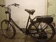 Fiets met hulp motor klassieker, Fietsen en Brommers, Ophalen of Verzenden, Gebruikt, Minder dan 10 versnellingen, Overige merken