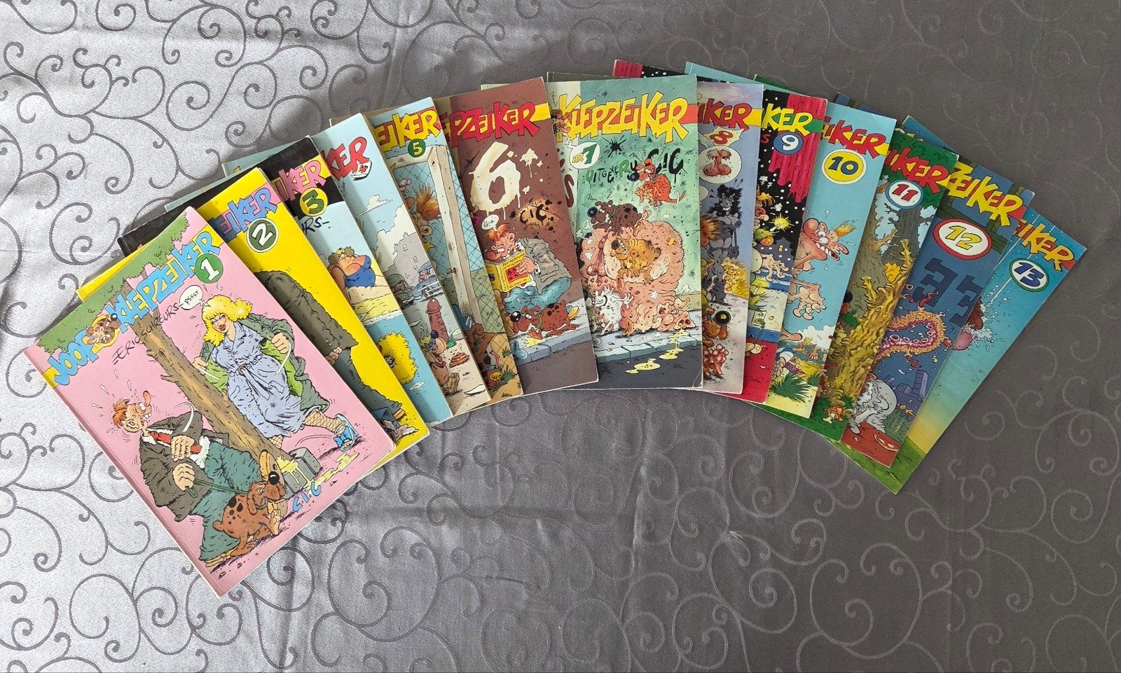 Joop Kleipzeiker stripboeken - Complete serie 1 t/m 13, Complete serie of reeks, Ophalen of Verzenden, Gelezen, Joop Kleipzeiker