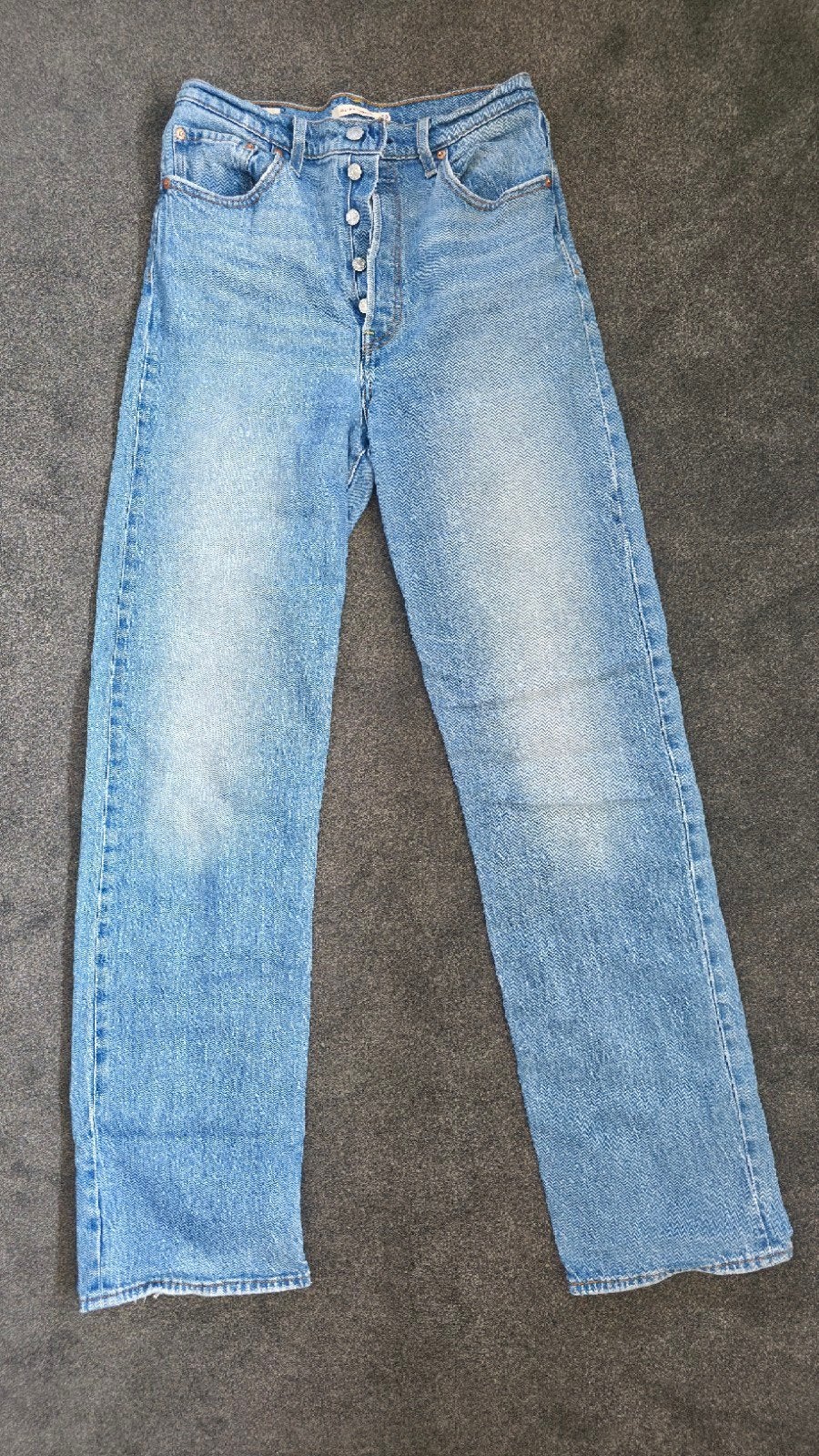 Levi's Ribcage Straight Jeans W29/L34, Kleding | Dames, Spijkerbroeken en Jeans, Blauw, Ophalen of Verzenden, Zo goed als nieuw