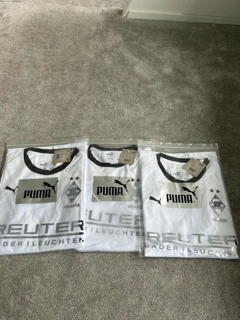 Muchengladbach shirtjes maat xl en xl, Ophalen of Verzenden, Zo goed als nieuw, Maat 56/58 (XL), Zwart