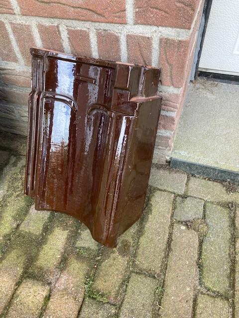 Lauwmans Dakpannen, Ophalen, Steen of Klei, Zo goed als nieuw, 15 m² of meer