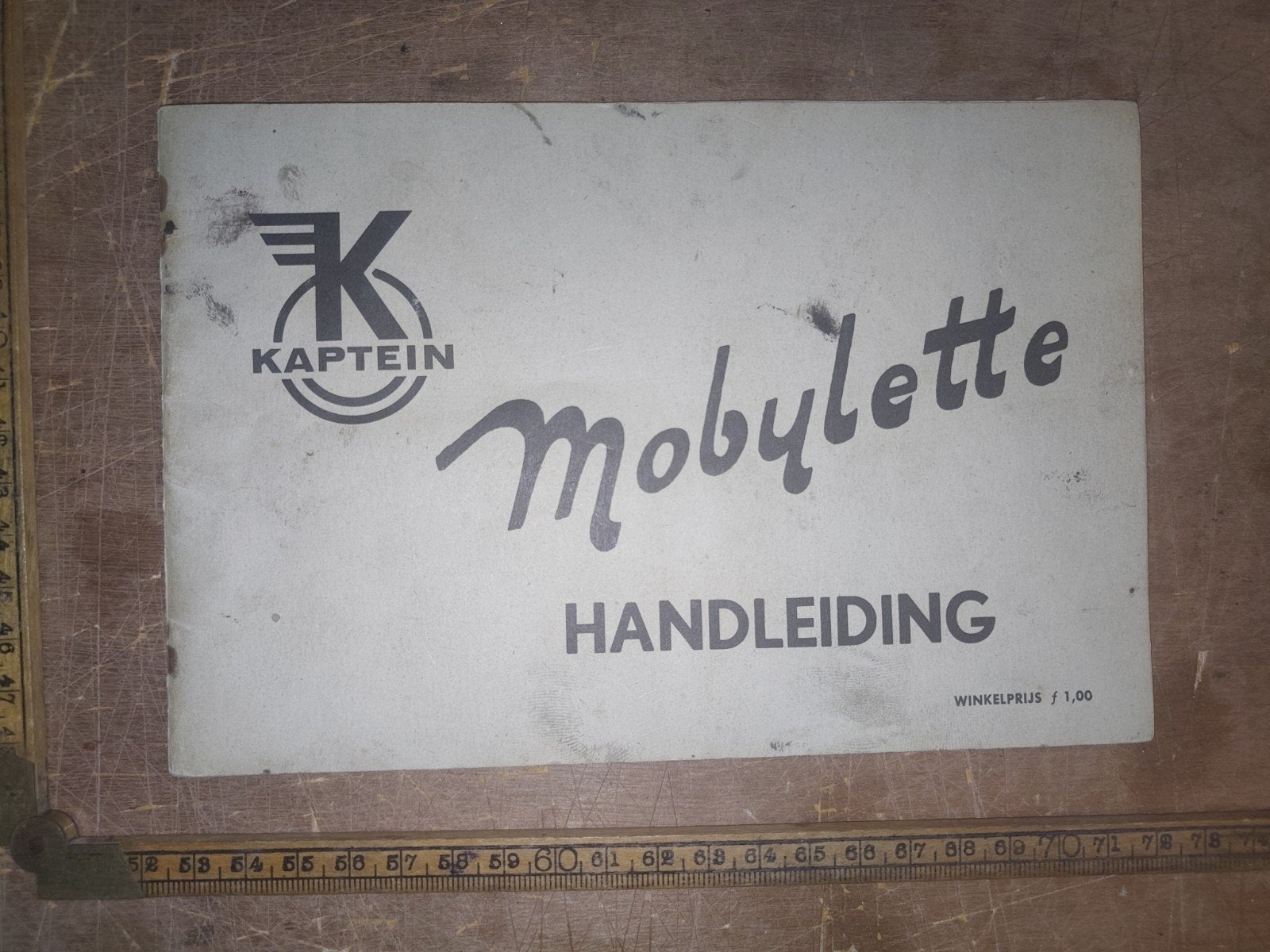 Handleiding Kaptein Mobylette  1965, Ophalen of Verzenden, Gebruikt
