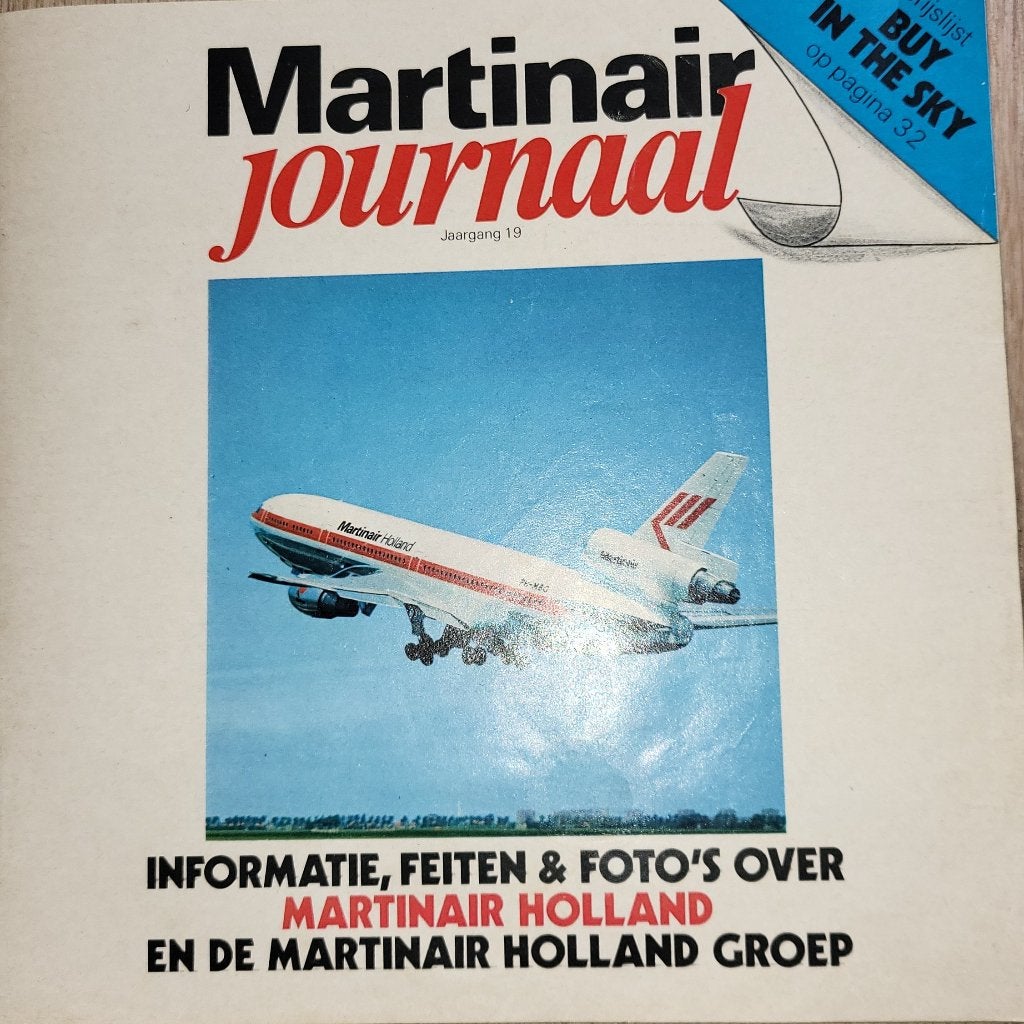 Martinair Journaal 19, McDonnell Douglas DC-10-30 Luchtvaart, Verzamelen, Ophalen of Verzenden, Boek of Tijdschrift