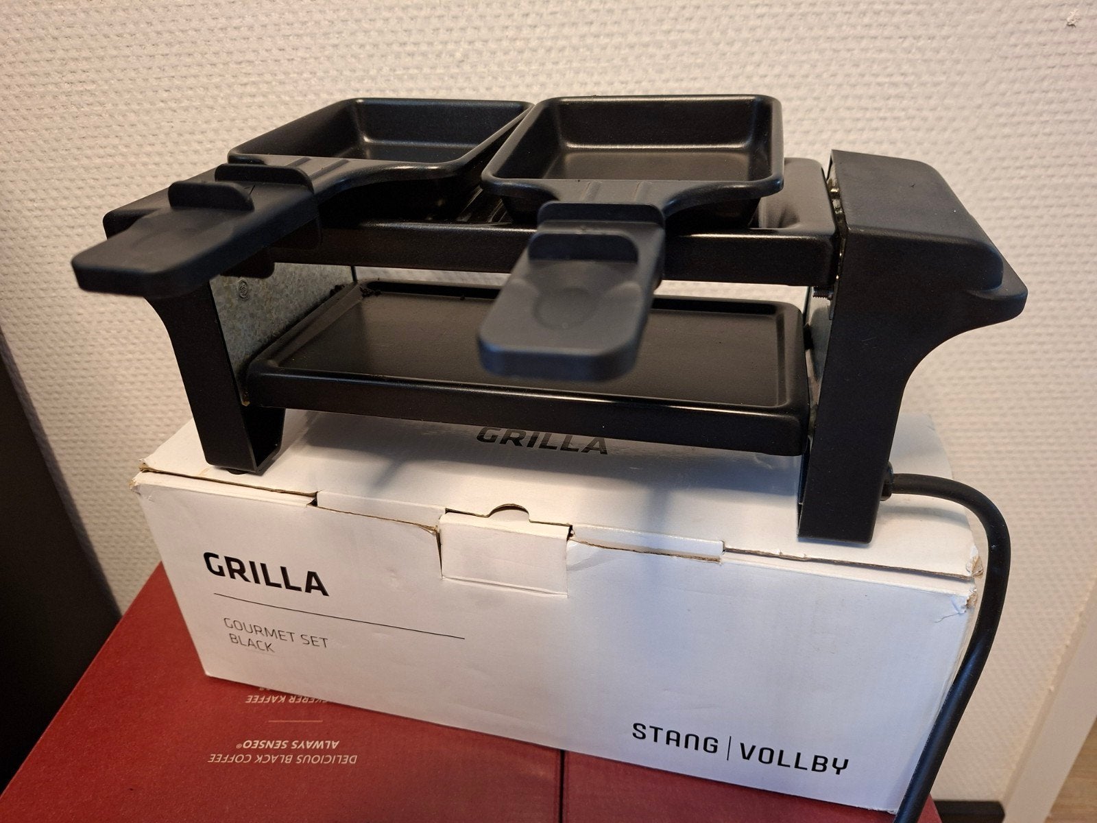 mini grill/gourmetstel, Ophalen of Verzenden, Gebruikt, Minder dan 4 personen