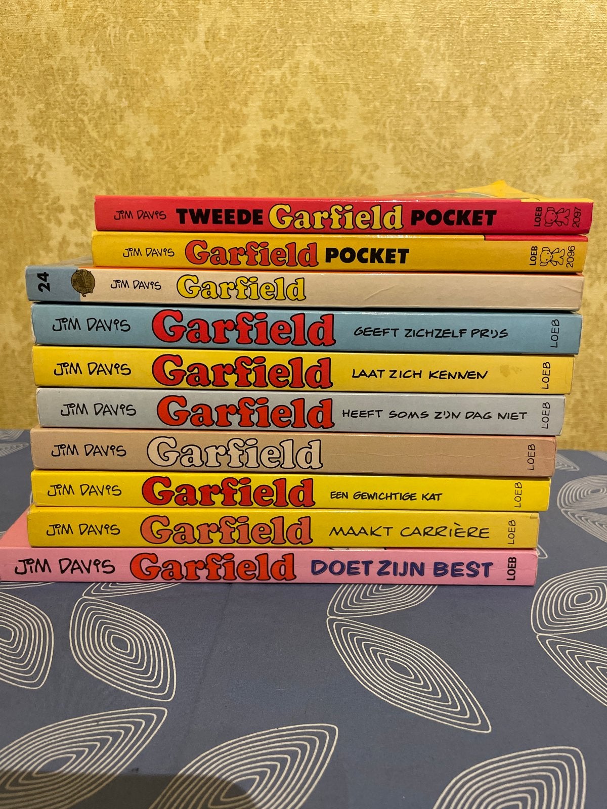 10 Garfield Pockets - Jim Davis stripboeken, Boeken, Meerdere stripboeken, Ophalen of Verzenden, Gelezen