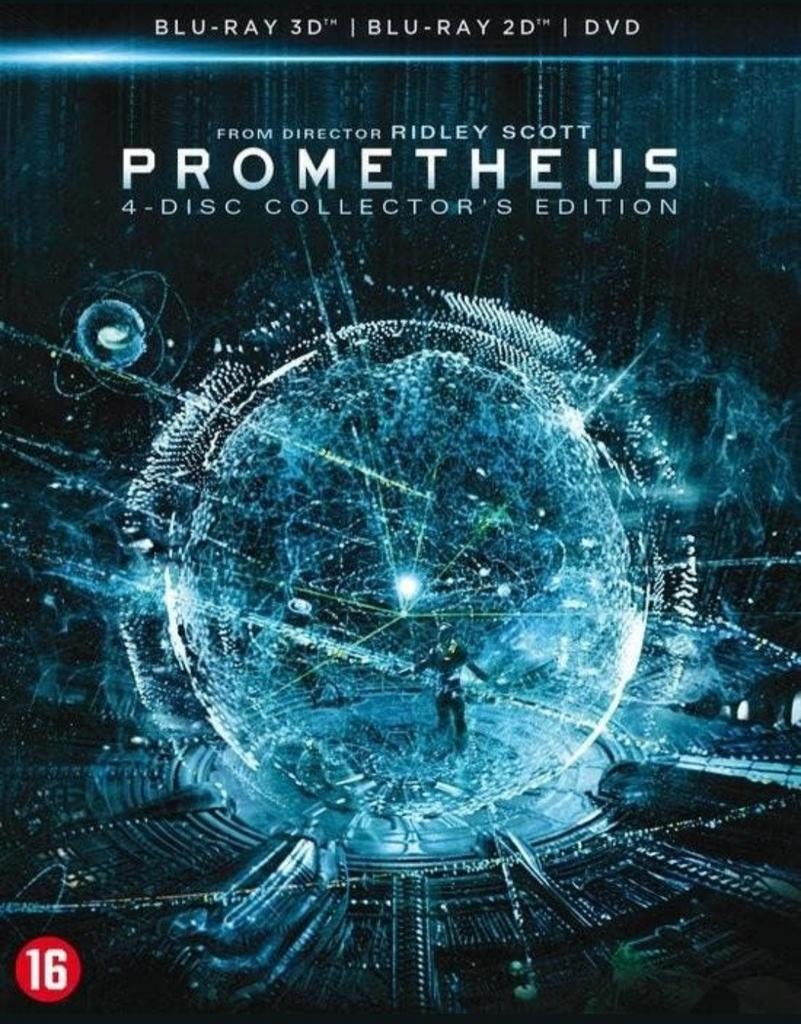 Prometheus (3D Blu-ray) (4-disc special edition), Cd's en Dvd's, Blu-ray, Ophalen of Verzenden, Zo goed als nieuw