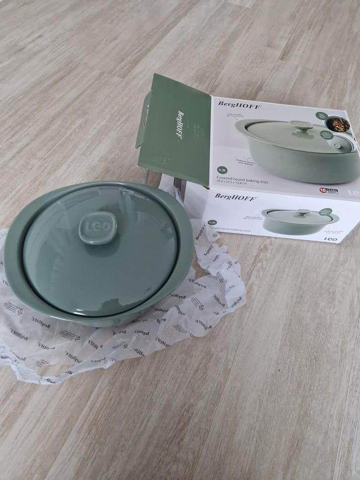 Braadpan/ovenschaal met deksel van Berghoff 4,5L, Ophalen of Verzenden, Nieuw, Overige materialen