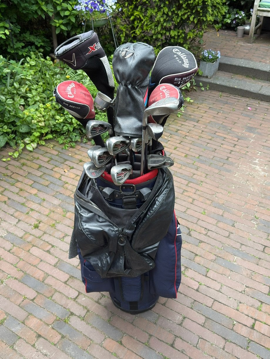 Complete Golfset Callaway & TaylorMade M4 + Odyssey Putter, Ophalen, Zo goed als nieuw, Club, Callaway