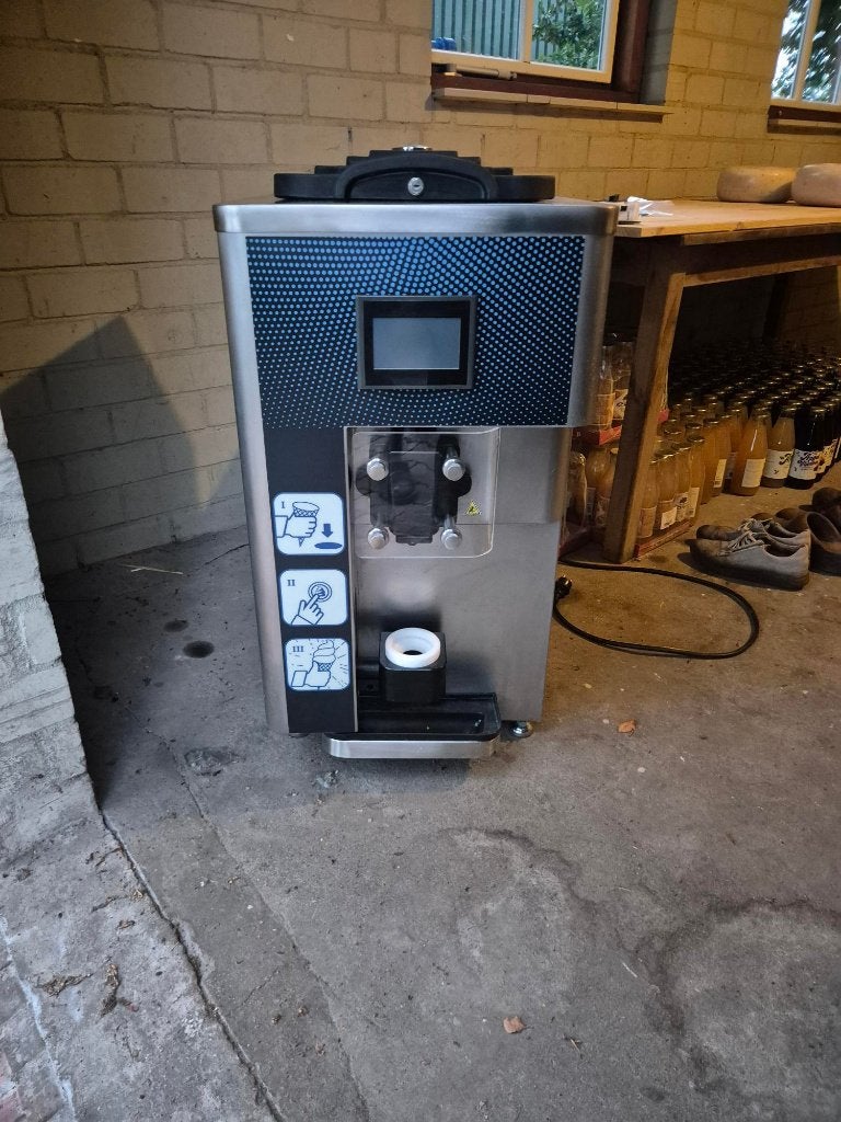 Softijsmachine, Ophalen, Gebruikt, Zelfvriezend