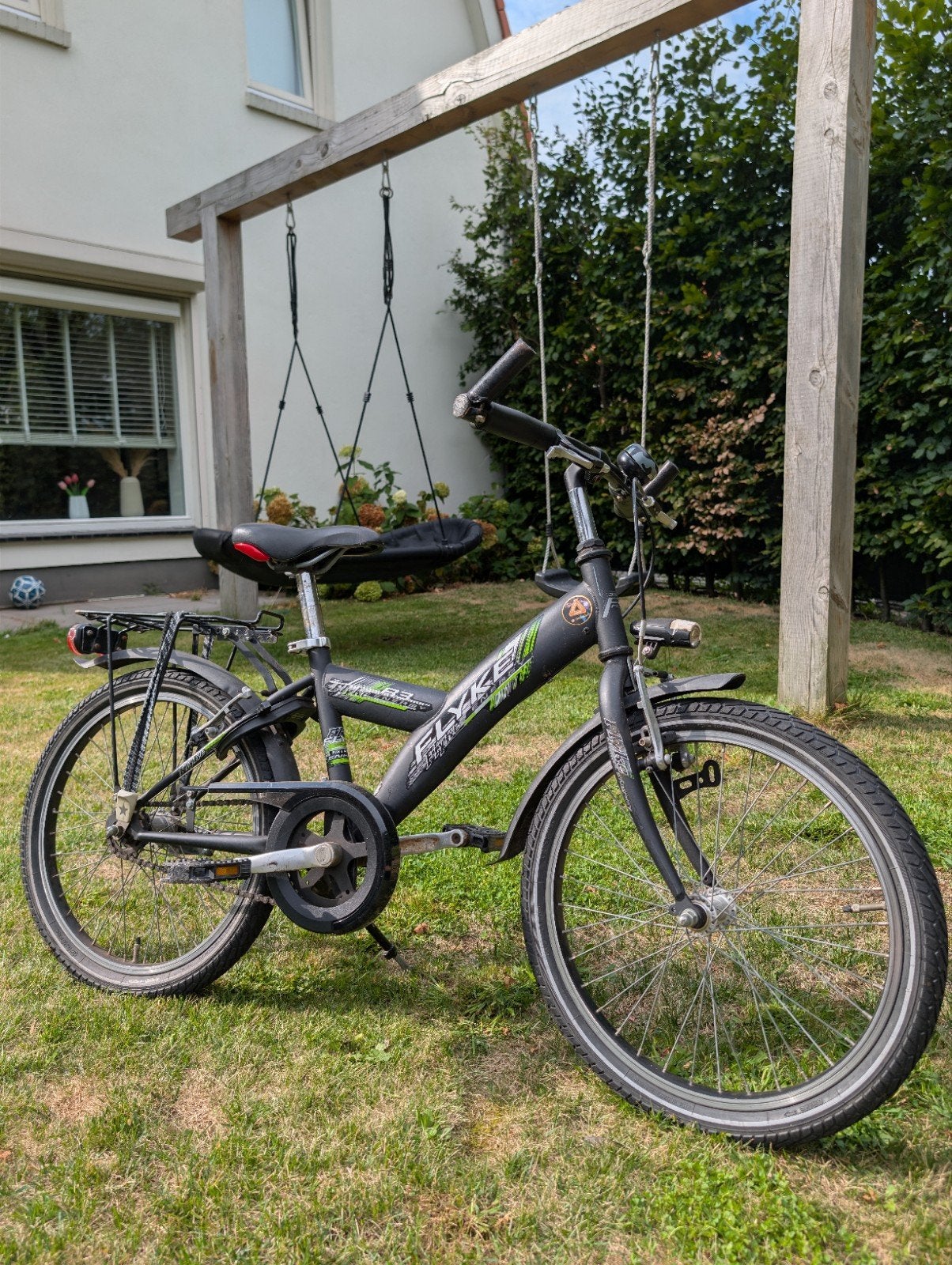 Flyke 20 inch jongensfiets met terugtraprem en slot, Ophalen, Gebruikt, Terugtraprem, Overige merken