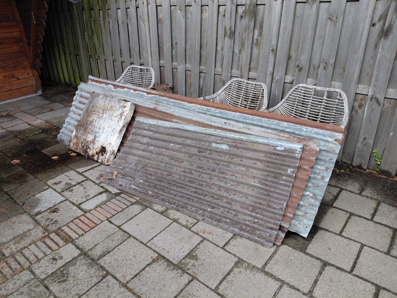 GRATIS Golfplaten en metalen platen, Ophalen, Gebruikt, Overige materialen, Minder dan 20 mm