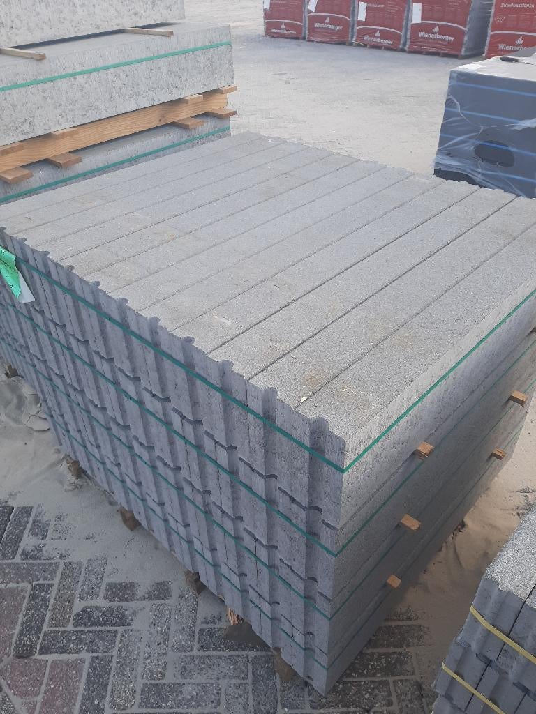 Opsluitband grijs 10x20x100 cm, Tuin en Terras, Tegels en Klinkers, Ophalen, Overige typen, Nieuw, 10 m² of meer