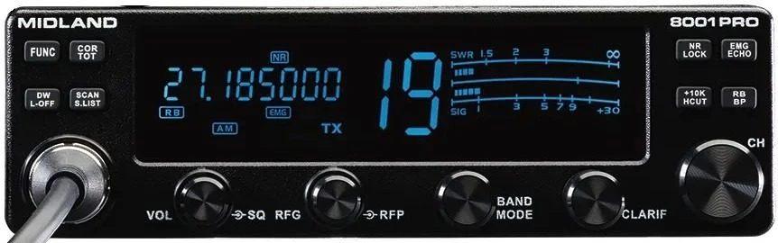 Nieuw Midland 8001 PRO 40 Kanalen AM/FM 4 Watt & SSB 12 Watt, Telecommunicatie, Duitsland, ., Nieuw, Midland