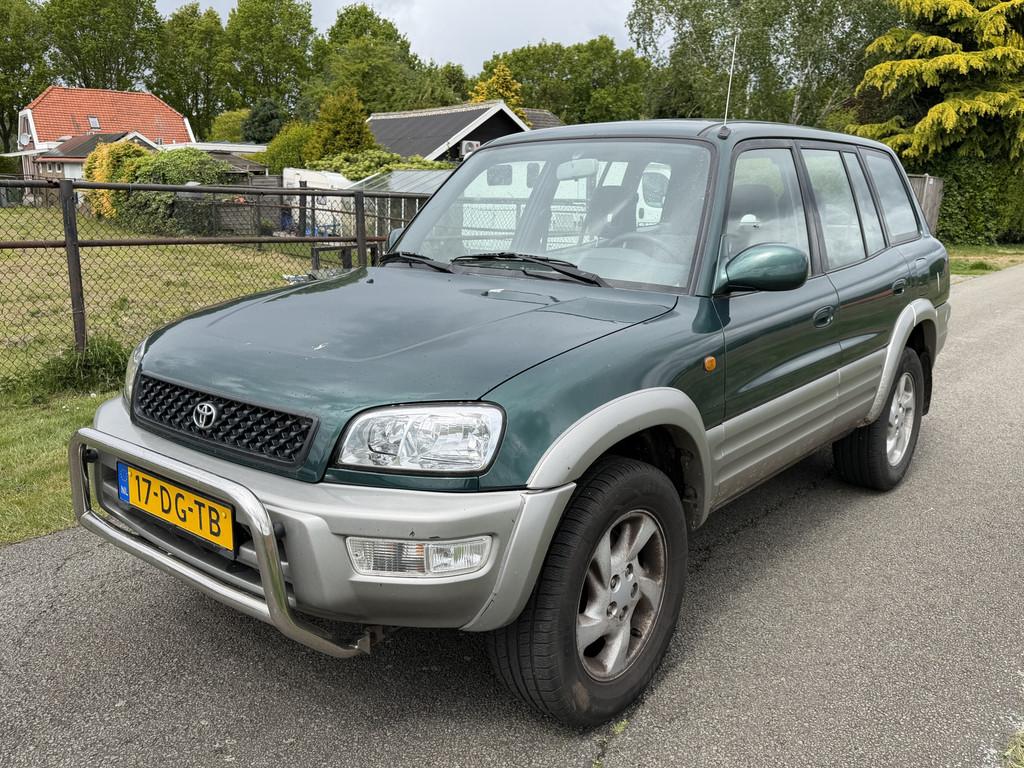 Toyota Funcruiser RAV4 2.0i Wagon 4x4 (bj 1999), 1998 cc, Stof, Zwart, Bedrijf