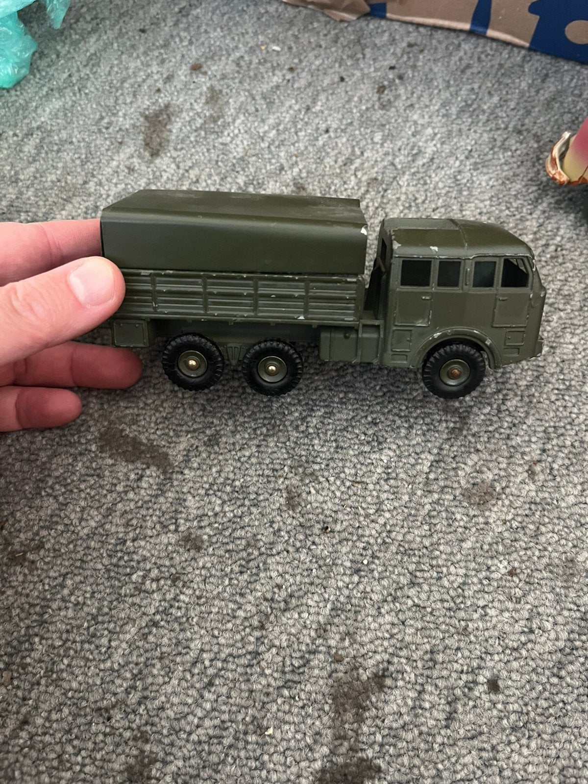 Meccano Dinky Toys Berliet Tous Terrains legertruck, Ophalen of Verzenden, Zo goed als nieuw, Bus of Vrachtwagen, Overige merken