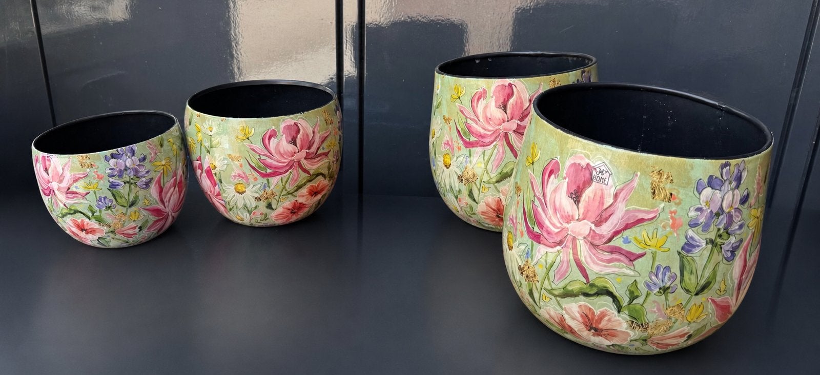 Bloempotten TS COLLECTION DESIGNED BY LAMMIE BERRY, Ophalen, Overige materialen, Rond, Binnen