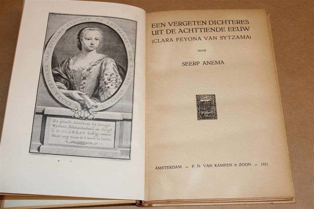 Clara Feyona van Sytzama — Dichteres 18e Eeuw [1921], Ophalen of Verzenden, Gelezen