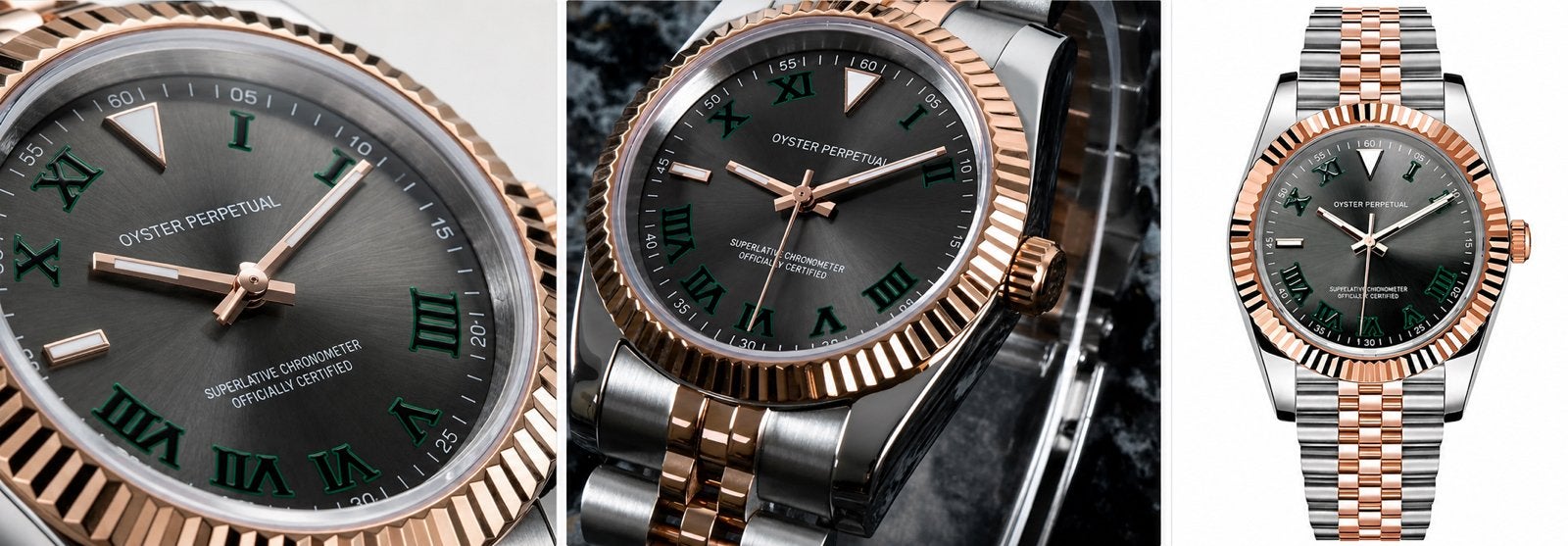 Horloge Staal Roségoud Horloge, Staal, Staal, Polshorloge, Zo goed als nieuw
