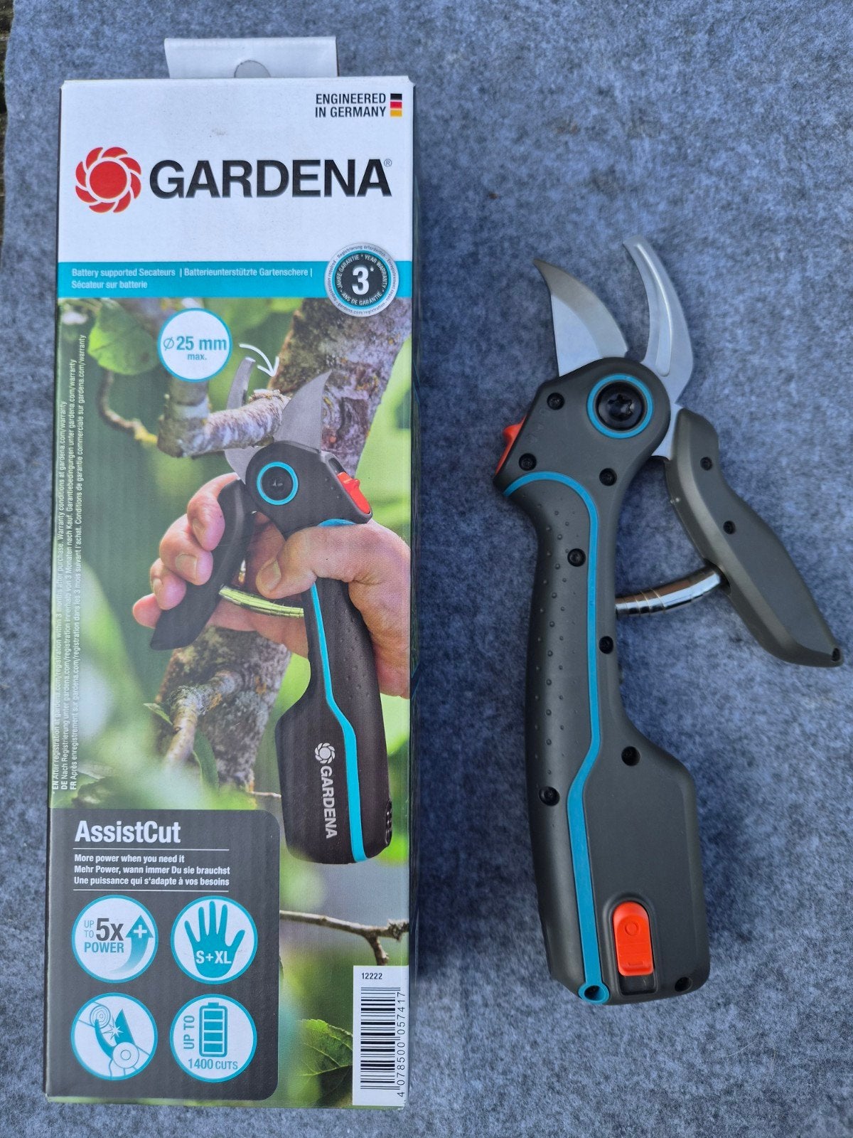 Gardena AssistCut Snoeischaar - bijna nieuw in Doos, Tuin en Terras, Ophalen of Verzenden, Nieuw, 20 t/m 29 mm, Gardena
