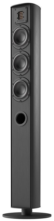 Piega ace 30 - Stijlvolle  Luidsprekers - Zwart Aluminium, Audio, Tv en Foto, Vloerstaande luidspreker, Zo goed als nieuw, 60 tot 120 watt