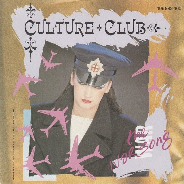 CULTURE CLUB - the war song 7 INCH VINYL SINGLE 1984 DUI, Gebruikt, 7 inch, Ophalen of Verzenden, Pop
