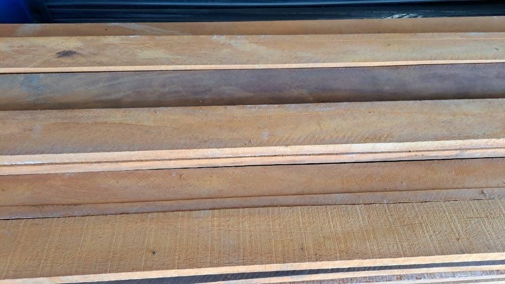 Bilinga Hardhout Latten – 23 x 75 mm, Lengte 2m45 – Klasse 1, Ophalen, Planken, Nieuw, Hardhout