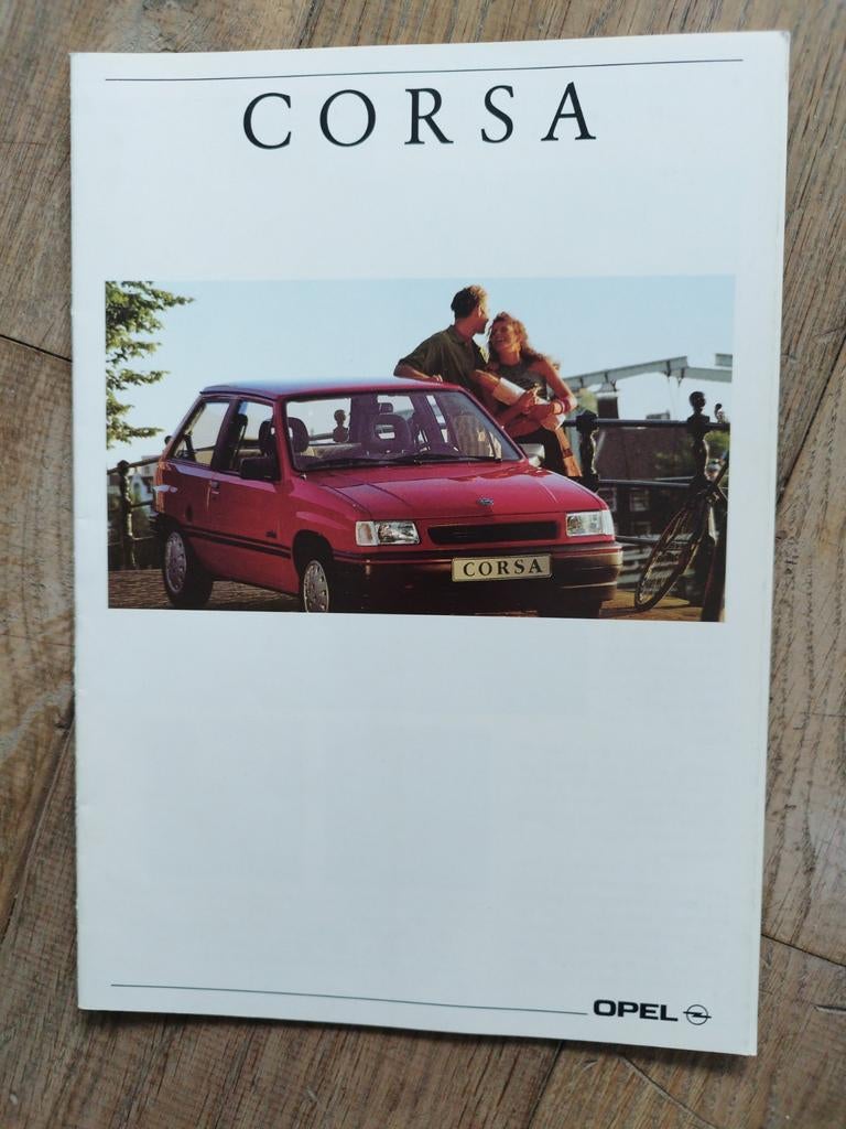 Opel Corsa Brochure 1991 - M-10/91 - 20 pagina's, Opel, Zo goed als nieuw, Opel, Ophalen of Verzenden