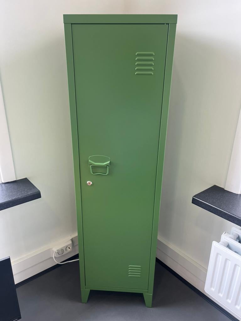 Metalen lockerkast groen, Huis en Inrichting, Kasten | Lockerkasten, Ophalen, Zo goed als nieuw