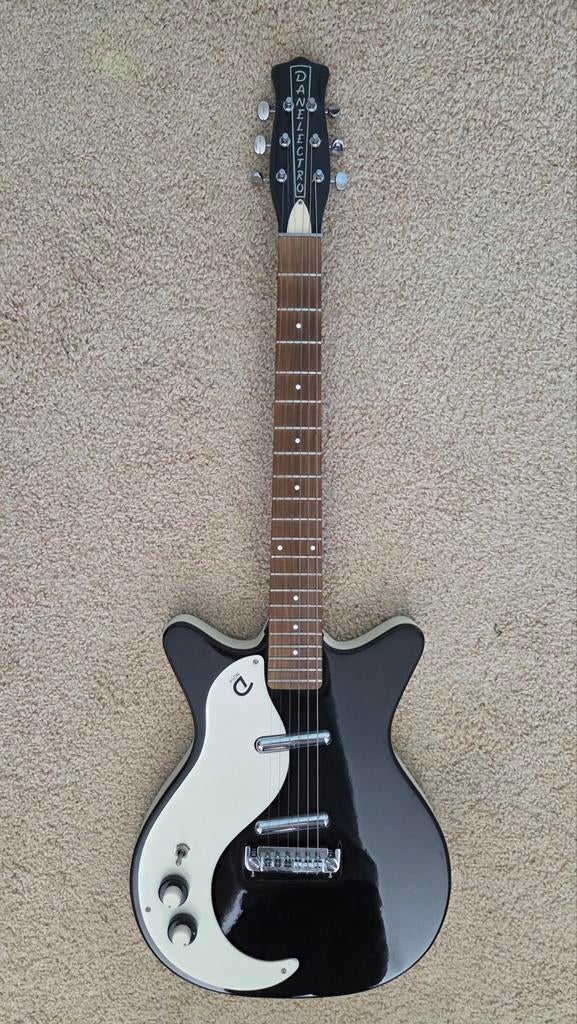 Linkshandige Danelectro 59, Muziek en Instrumenten, Ophalen, Zo goed als nieuw, Solid body, Overige merken