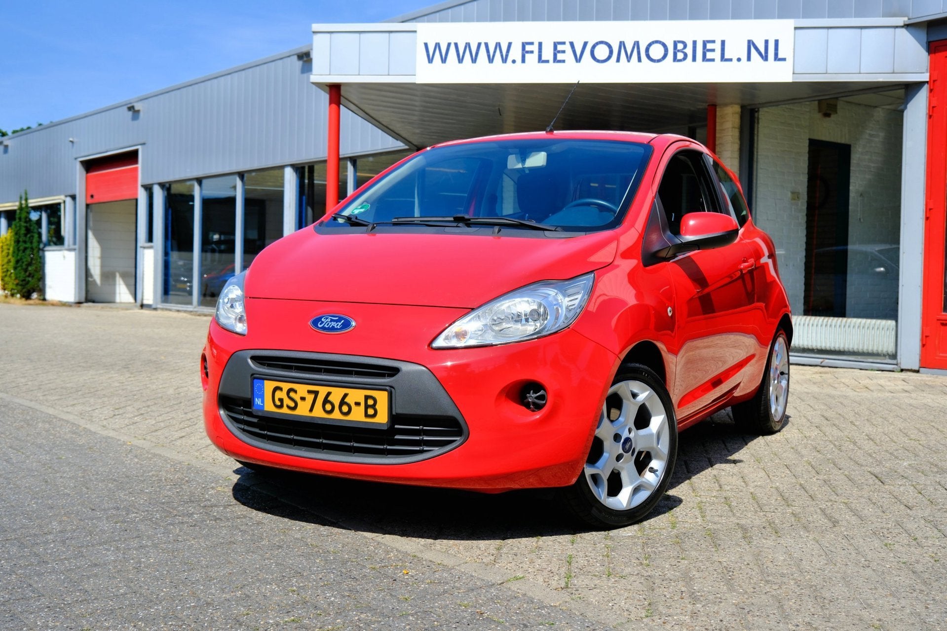 Ford Ka 1.2 Style start/stop Airco|LMV, Auto's, Ford, Voorwielaandrijving, Stof, Gebruikt, 4 cilinders