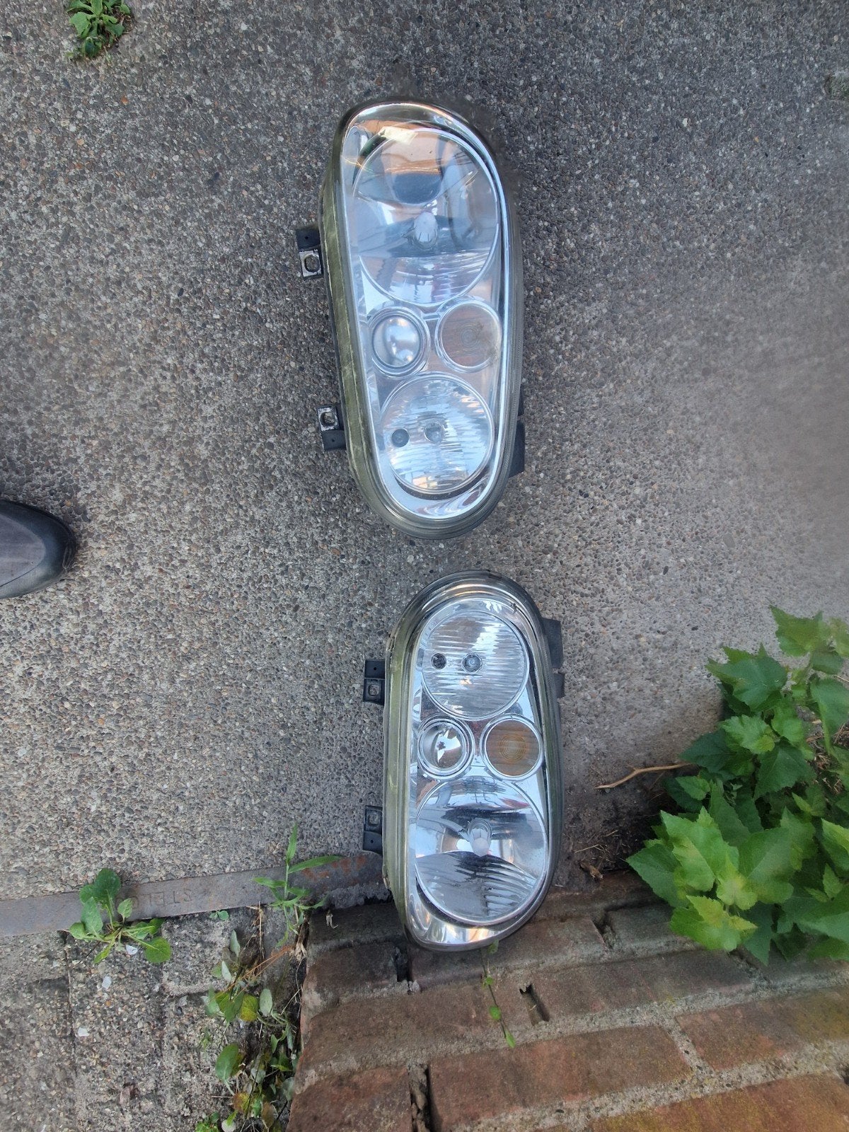 VW Golf MK3.5 Cabrio Koplampen Set - Nette Staat, Auto-onderdelen, Ophalen of Verzenden, Gebruikt, Volkswagen