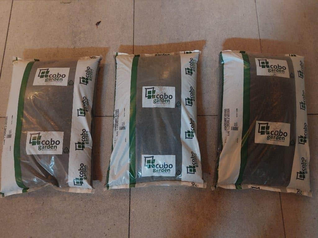 75kg Basalt split antraciet 1-3 mm, Ophalen, Nieuw, Antraciet, Split